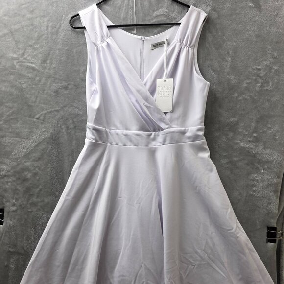Grace Karin White Swing Dress Medium NWT - Picture 1 of 9